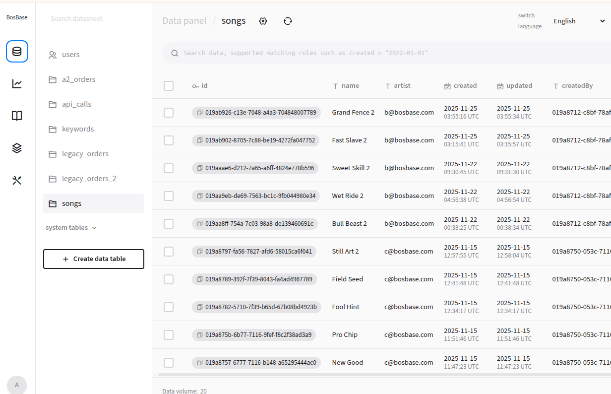 Ultra-Lightweight Database Platform preview 1